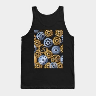 Mechanical Engineer Gears Pattern Design for Engineers and Engineering Students Tank Top